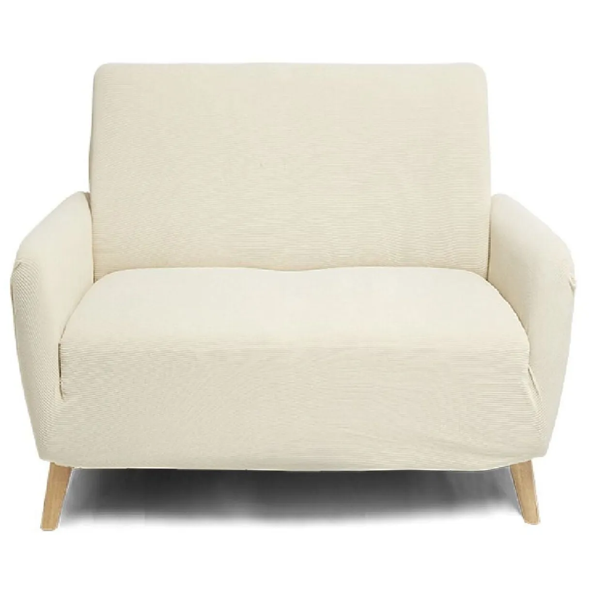 Protège fauteuil extensible L90x145cm velours côtelé beige < Gifi Online