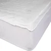Protège-matelas anti-punaises jersey 140x190x25cm polyester blanc