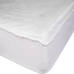 Protège-matelas anti-punaises jersey 140x190x25cm polyester blanc