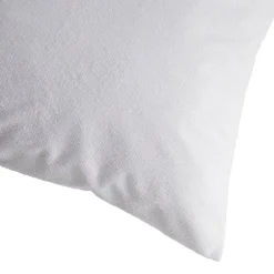 Protège oreiller éponge imperméable anti-tâches blanc 50x70cm