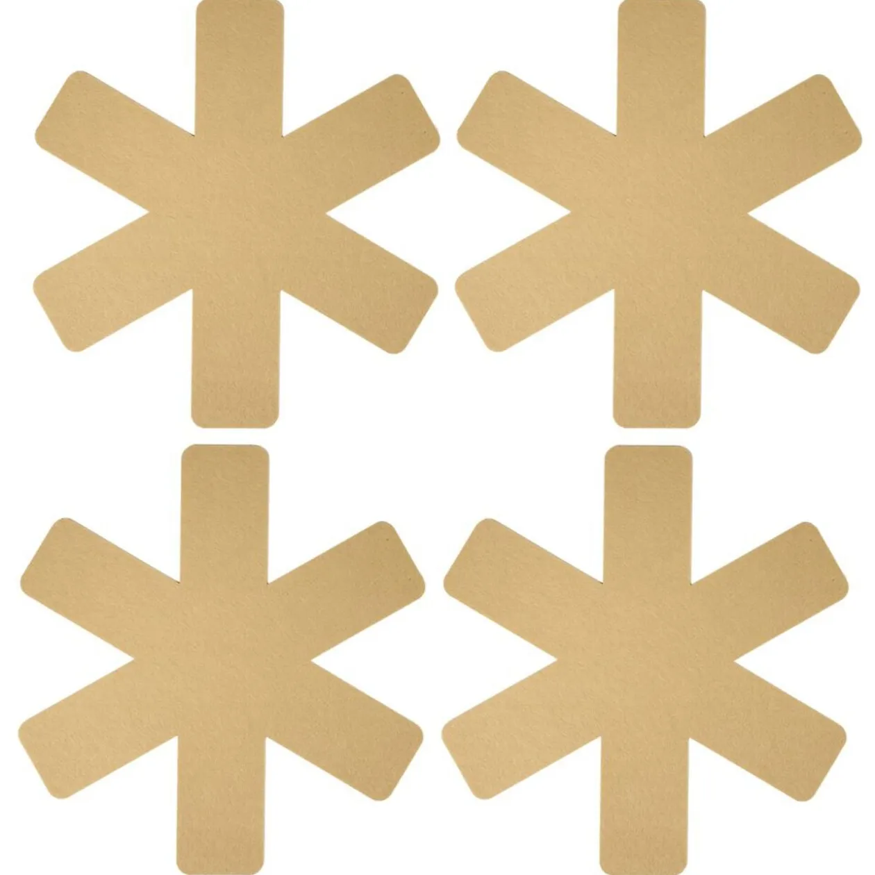 Protège-poêle x4 feutrine Ø38cm (4 modèles)