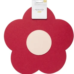 Protège-poêle x3 feutrine forme fleur Ø38cm (2 modèles) < Gifi