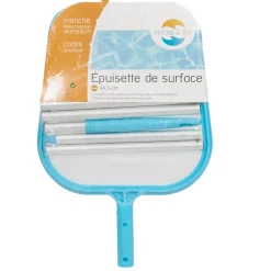 Épuisette de surface + manche télescopique