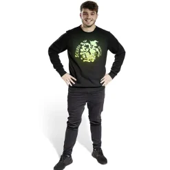 Pull adulte Disney Halloween Mickey phosphorescent - Taille S