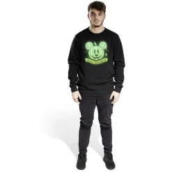 Pull adulte Disney Halloween Mickey phosphorescent - Taille L