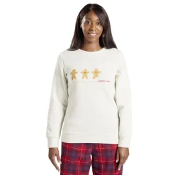 Pull de Noël femme bonhomme pain d'épices - S/M/L < Gifi