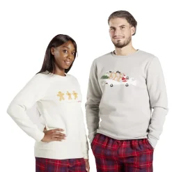 Pull de Noël femme bonhomme pain d'épices - S/M/L < Gifi