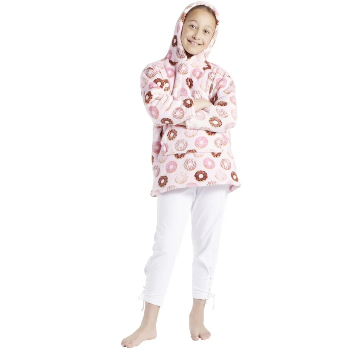 Pull plaid enfant motif donut Taille unique < Gifi Hot