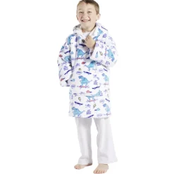 Pull plaid enfant motif renne ou dinosaure Taille unique - 2 modèles