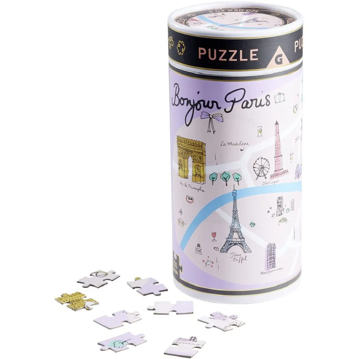 Puzzle cadre déco multicolore < Gifi Online