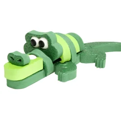 Puzzle 3D forme animaux H20cm - 2 modèles girafe ou crocodile