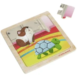 Puzzle en bois 9 pièces < Gifi Outlet