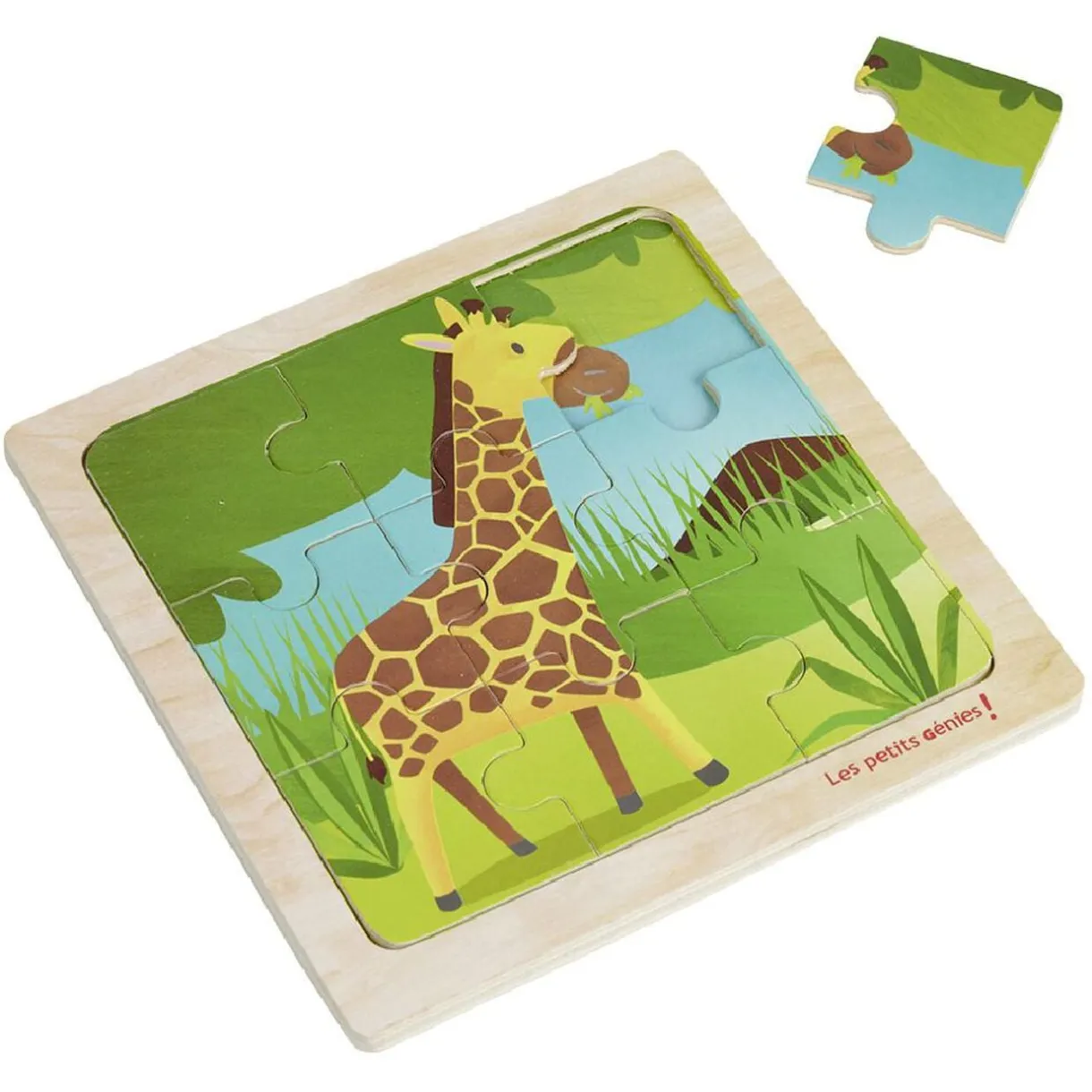 Puzzle en bois 9 pièces < Gifi Outlet