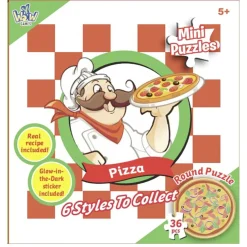 Puzzle rond pizza 36 pièces < Gifi Online