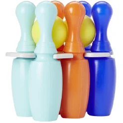 Quille en plastique pour bowling bleu et orange x6 < Gifi Sale