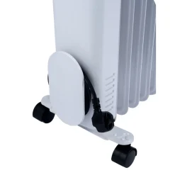 Radiateur bain d'huile à roulettes blanc 1500W Homday 3 niveaux de chaleur < Gifi Sale