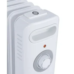 Radiateur bain d'huile à roulettes blanc 1500W Homday 3 niveaux de chaleur < Gifi Sale