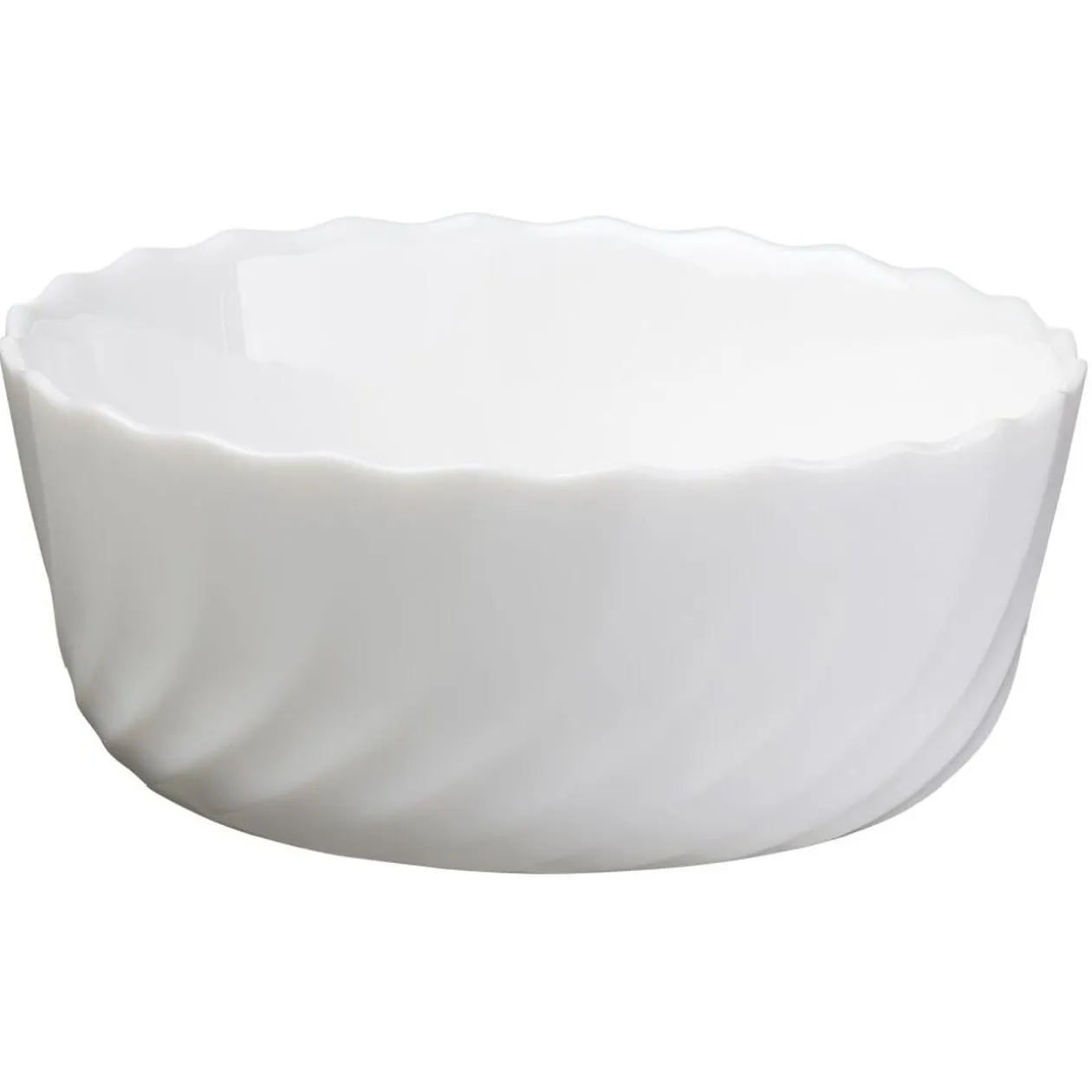 Ramequin en céramique blanc forme rond