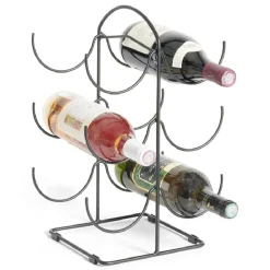 Range bouteille vertical 6 emplacements métal 19x25xH40cm < Gifi Outlet