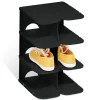 Range chaussures 4 paires noir < Gifi Discount