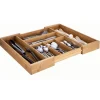 Range couverts extensible en bambou