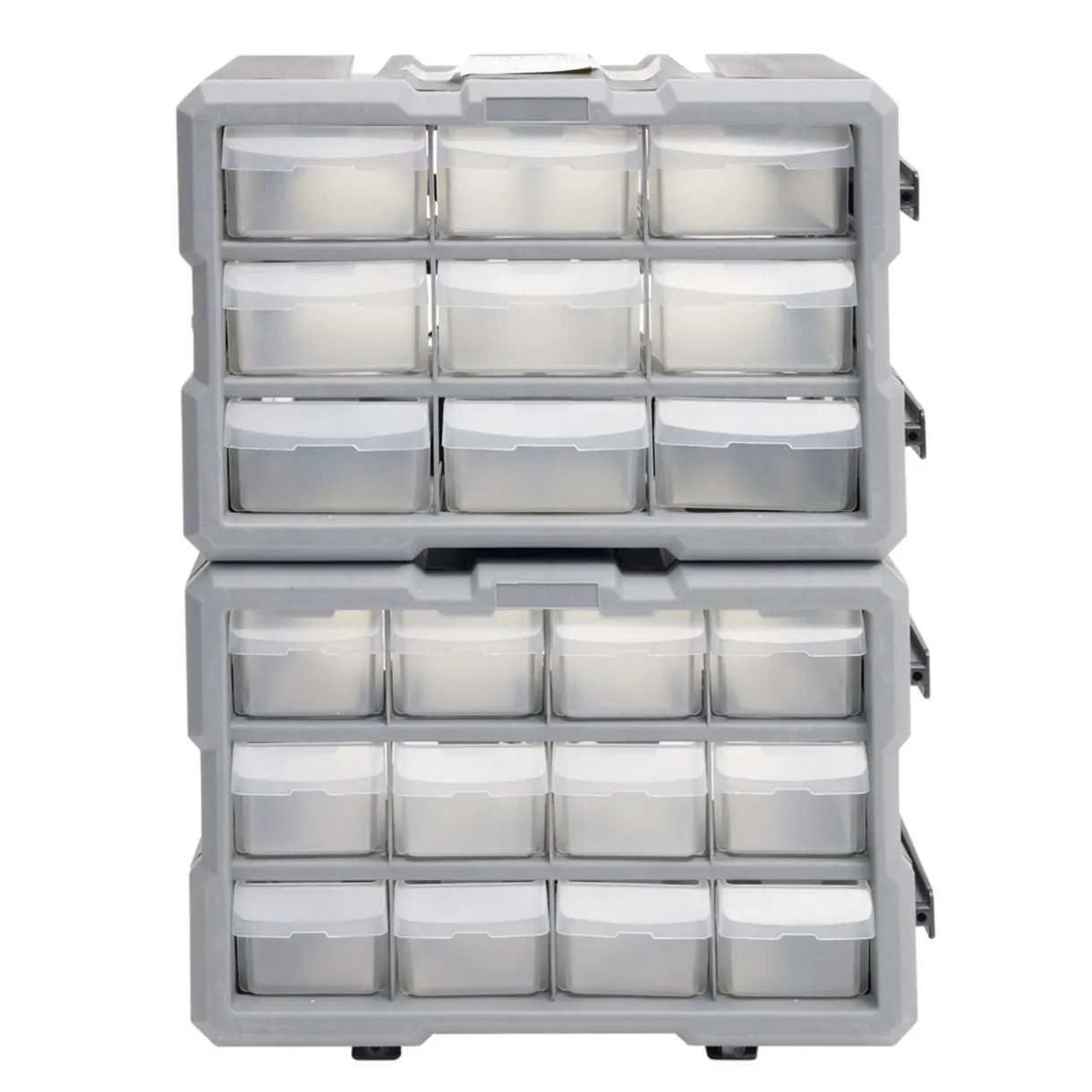 Rangement bricolage modulable plastique gris 9 casiers 28x17xH16cm < Gifi Clearance