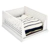 Rangement dressing superposable coulissant blanc grand modèle
