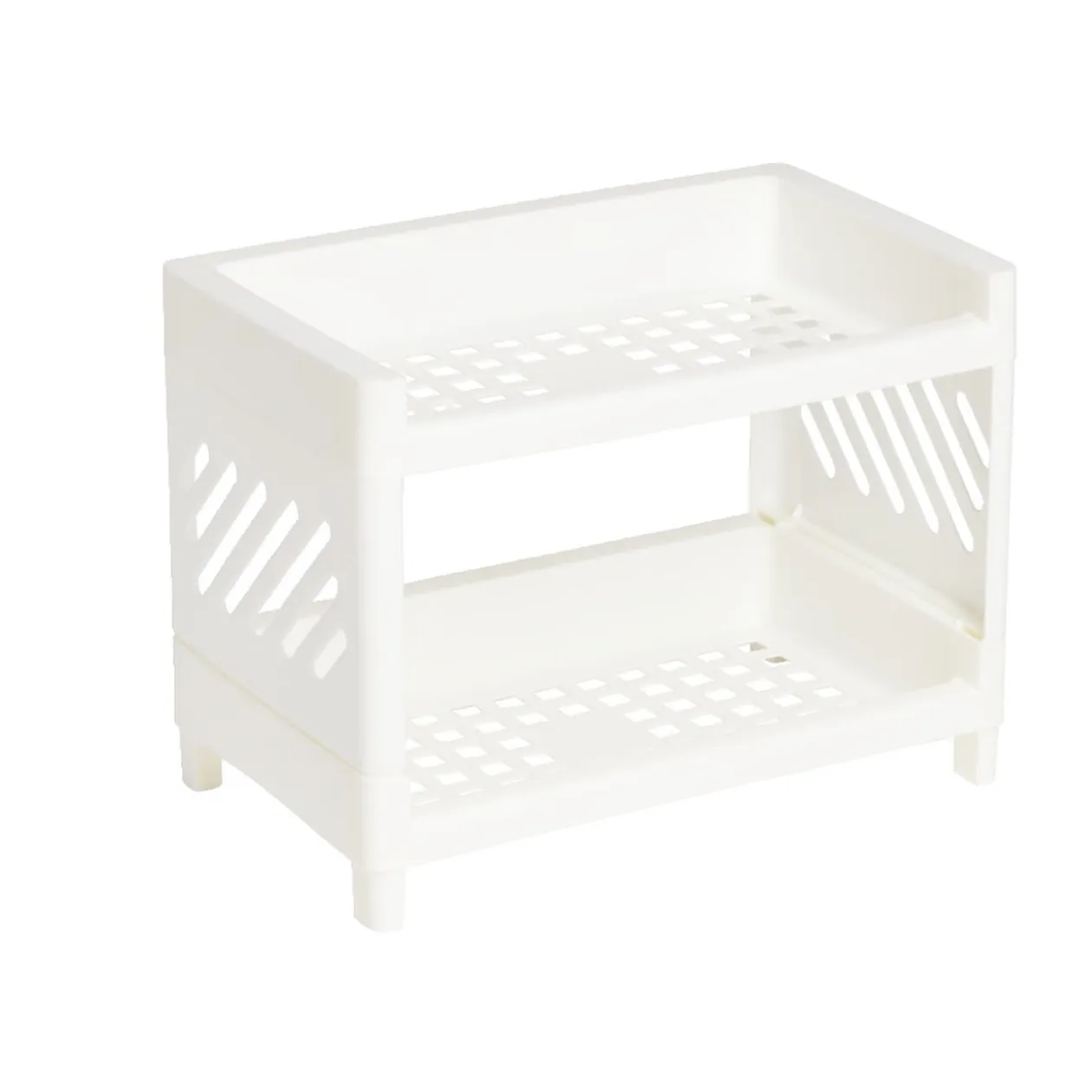 Rangement à épices Sun Day polypropylène blanc L24x18xH14,5cm