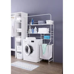 Rangement pour buanderie blanc < Gifi Outlet