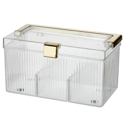 Rangement pour maquillage organisateur cosmétique 20,6x11,5xH11,5cm < Gifi