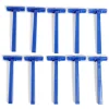 Rasoir jetable 2 lames Money Shaver bleu x10
