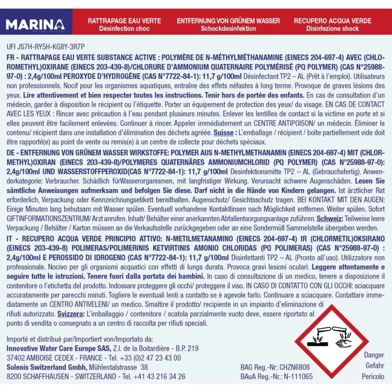 Rattrapage eaux vertes 3L