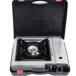 Réchaud à gaz 1,9W noir 33x29xH8cm < Gifi New