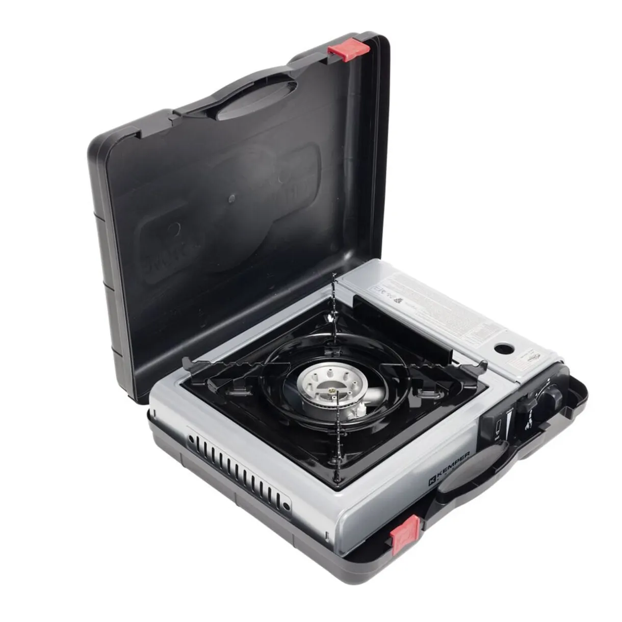 Réchaud à gaz 1,9W noir 33x29xH8cm < Gifi New