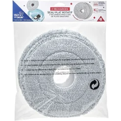 Recharge mop pour balai rotatif x2 < Gifi
