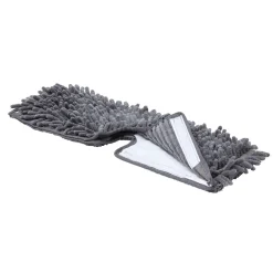 Recharge pour balai plat duo microfibre chenille gris < Gifi Clearance