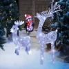 Renne de Noël lumineux blanc froid 30 led < Gifi Discount