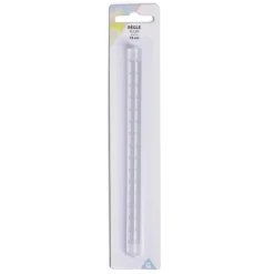 Règle triangulaire 15cm plastique transparent < Gifi