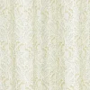 Rideau blanc imprimé feuillage vert lin et polyester 140x240cm < Gifi Discount