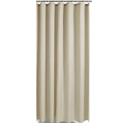 Rideau de douche effet lin 180x200cm polyester beige < Gifi New