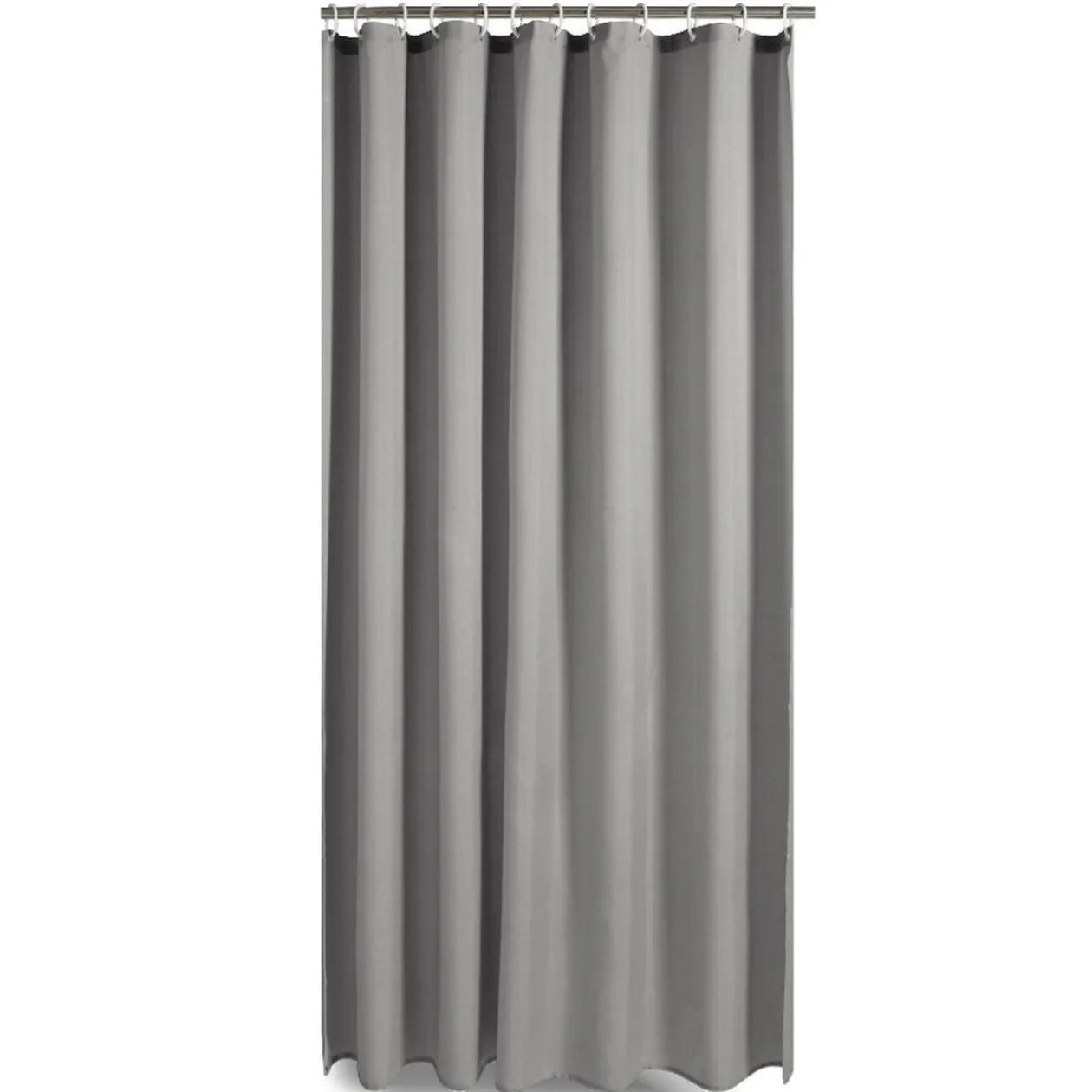 Rideau de douche effet lin 180x200cm polyester gris