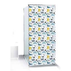 Rideau de douche motif dinosaure multicolore 180x200cm < Gifi