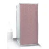 Rideau de douche motif graphique rose 180x200cm 100% polyester