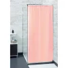 Rideau de douche rose uni