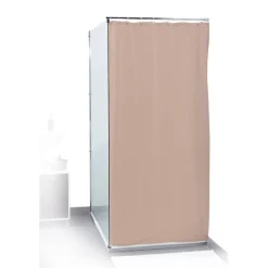 Rideau de douche uni beige 180x200cm 100% polyester < Gifi Online