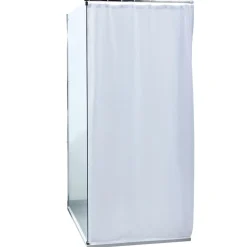 Rideau de douche uni bleu 180x200cm