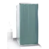 Rideau de douche uni vert 180x200cm 100% polyester