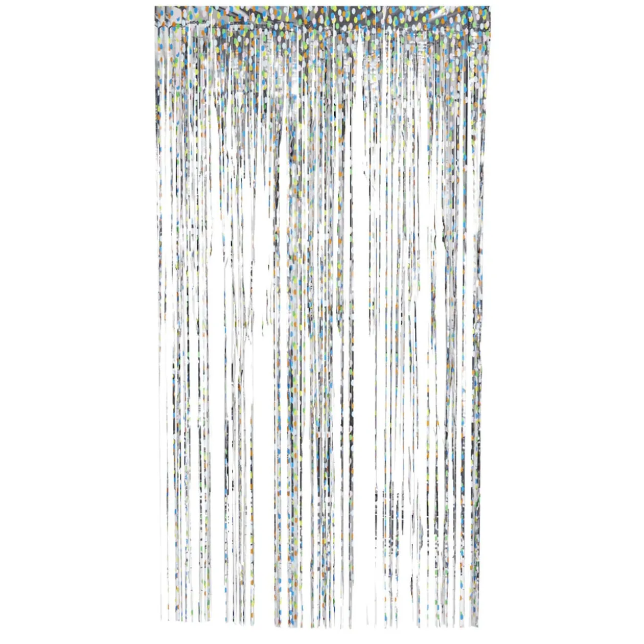 Rideau de porte anniversaire aluminium thème candy 1x2m