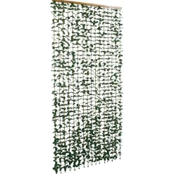Rideau de porte bambou feuillage vert 90xH200cm < Gifi Outlet