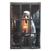 Rideau de porte Halloween fantôme derrière fenêtre 78x120cm < Gifi Best